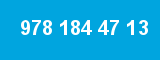 978 184 47 13
